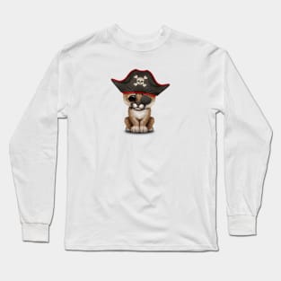 Cute Baby Cougar Cub Pirate Long Sleeve T-Shirt